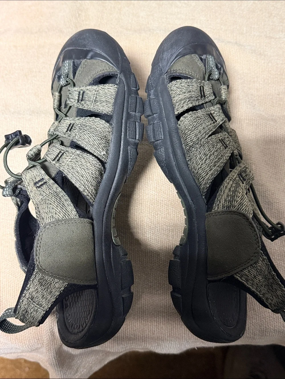 Keen Olive Green and Black Men's Sport Sandals